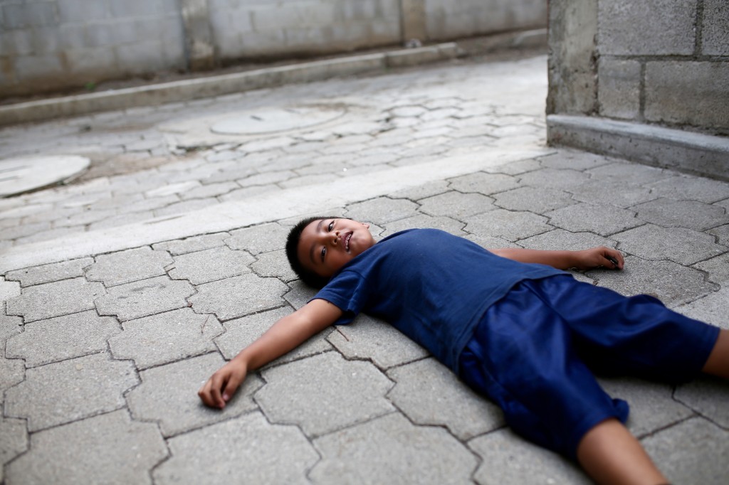 There are times when life as an 8 year old is absolutely exhausting and you just need to lay down in the street. Can you relate?